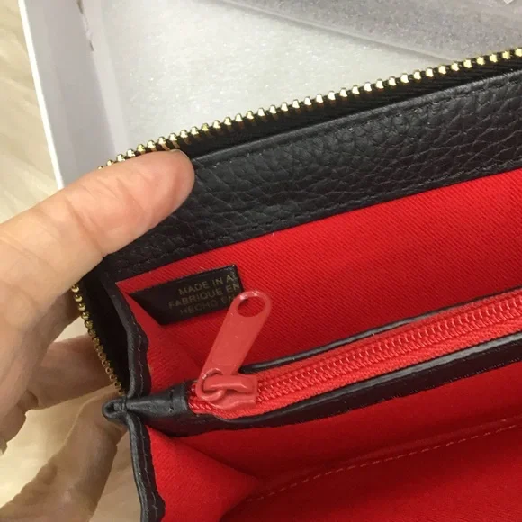 Dooney pebble leather wristlet wallet large organizer - Picture 8 of 9